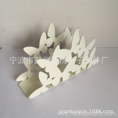 White butterfly paper towel rack handicrafts ornaments